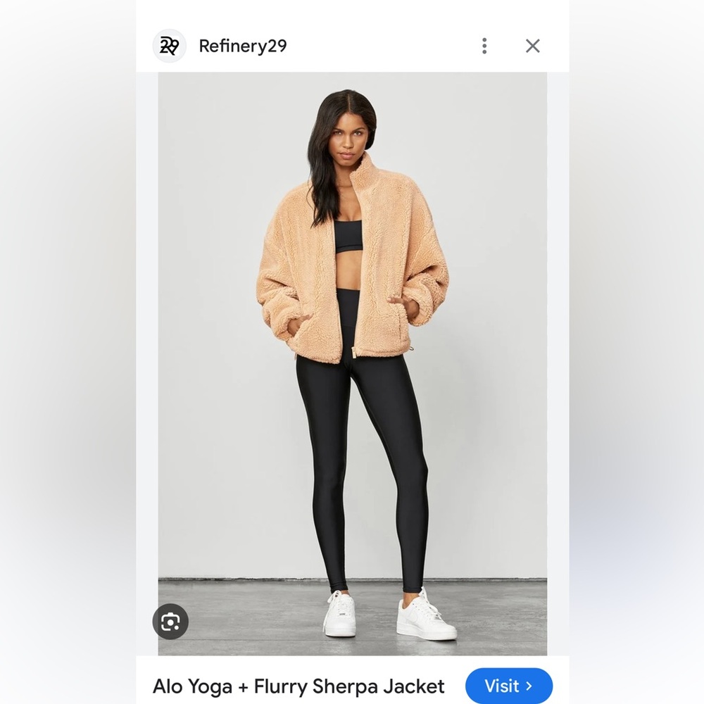 alo yoga sherpa jacket